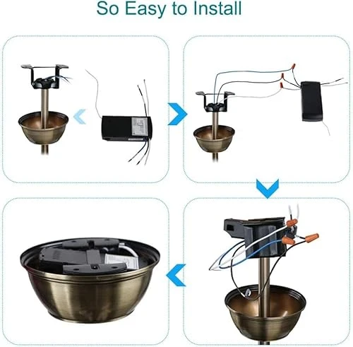 WiFi Ceiling Fan and Light Remote Control Kit, Aubric