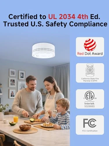 Smart Carbon Monoxide Detector, HEIMAN
