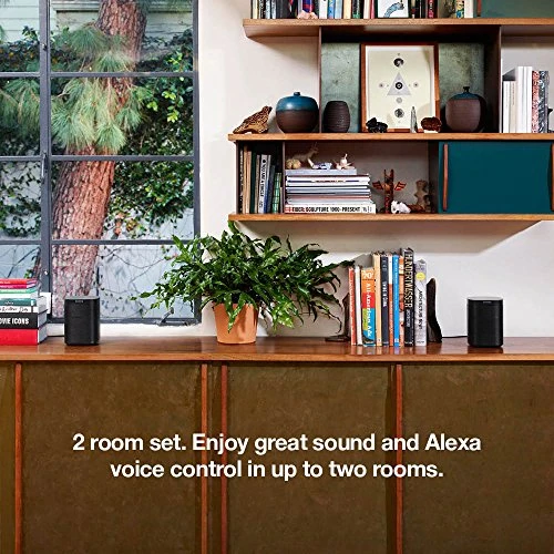 Two Room Set with All-new Smart Speaker with Voice Control Built-In — Smart Speaker, Sonos
