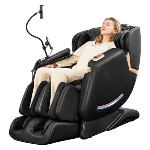 Full Body Massage Chair with Extended SL Track — Massage Gun, CASINTA