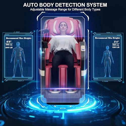 Heated Jade Roller Massage Chair Full Body — Massage Chairs, KoziSense