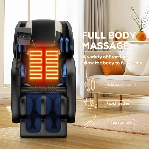 Zero Gravity Shiatsu Massage Recliner Chair with Body Scan, Airbags, and Heating — Massage Chairs, AnoYishev