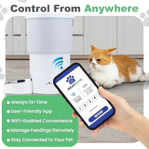 Automatic Cat Feeder for 2 Cats — Automatic Pet Feeder, Neatstir