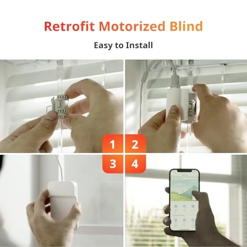 Smart Electric Motorized Blinds Kit, SwitchBot