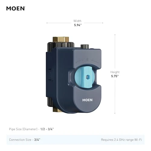 Smart Water Monitor and Automatic Shutoff Sensor — Water Shut Off Valve, Moen