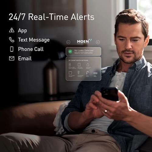 Smart Water Monitor and Automatic Shutoff Sensor — Water Shut Off Valve, Moen