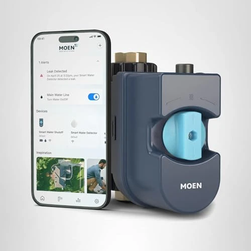 Smart Water Monitor and Automatic Shutoff Sensor — Water Shut Off Valve, Moen