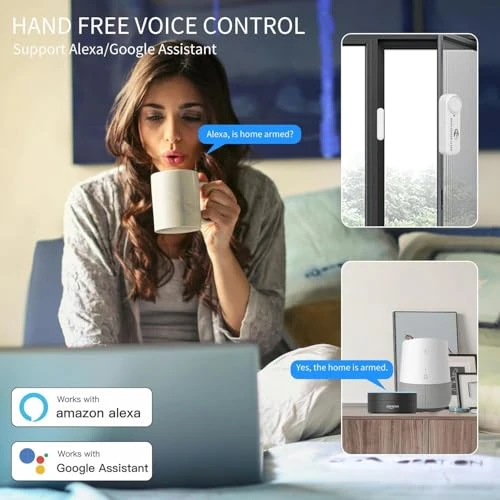 Smart WiFi Door and Window Alarm Sensor Chime — Motion Sensor, XFOX