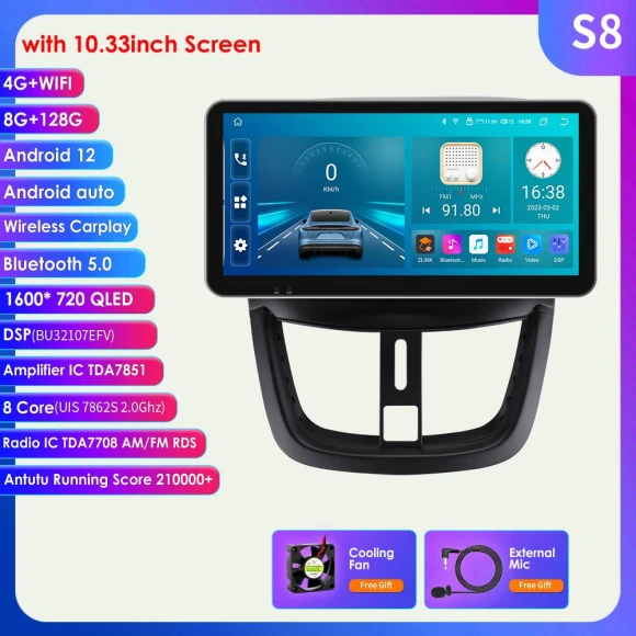 Android Car Stereo with GPS Navigation — Car Infotainment System, Hizpo