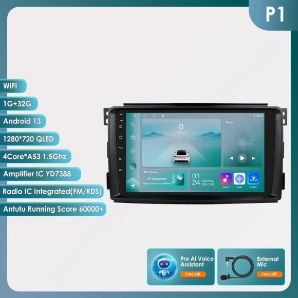 Car Multimedia Video Player GPS Head Unit — Car Infotainment System, Hizpo