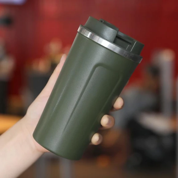 Double-layer Vacuum Smart Coffee Cup — Smart Water Bottle, Good Household Items
