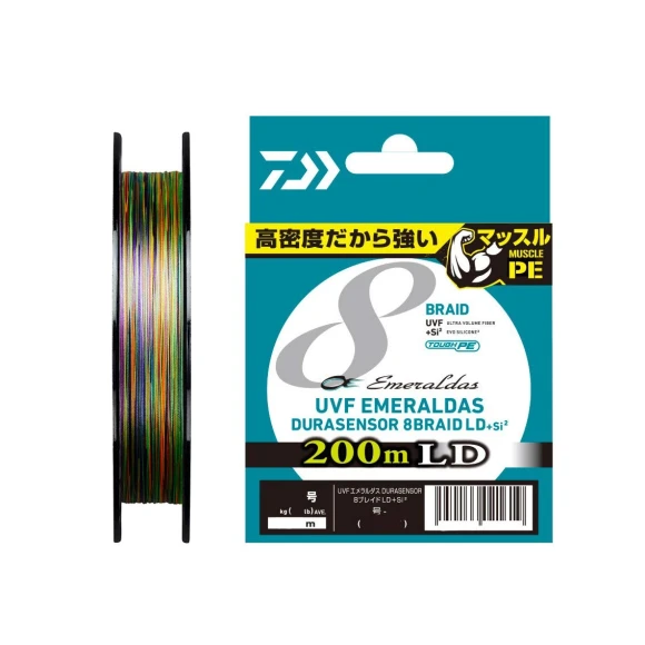 PE Line UVF Emeraldas Dura Sensor — Braided, Daiwa