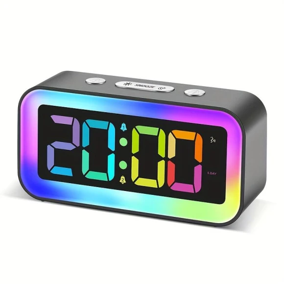 Smart LED Digital Alarm Clock, Daily necessities-V