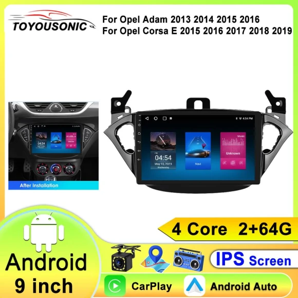 Wireless CarPlay Android Auto Radio — Car Infotainment System, ToyousoniC