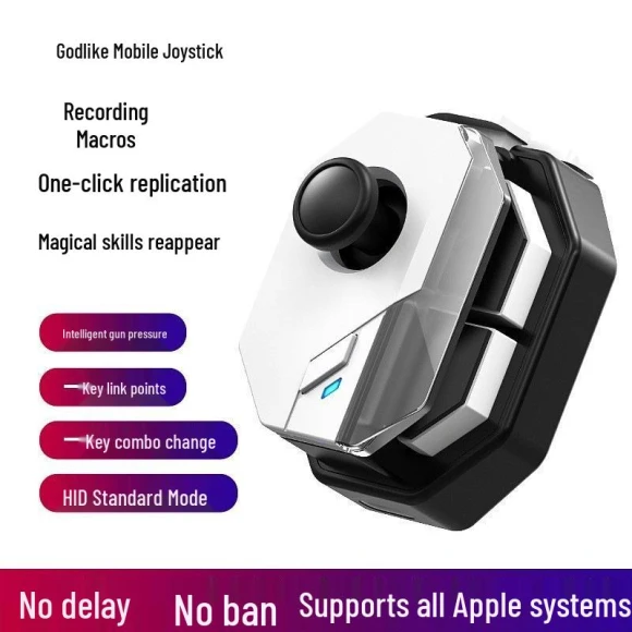 Gaming Controller with One-Button Skin Change — Bluetooth Keyboard, MiMo