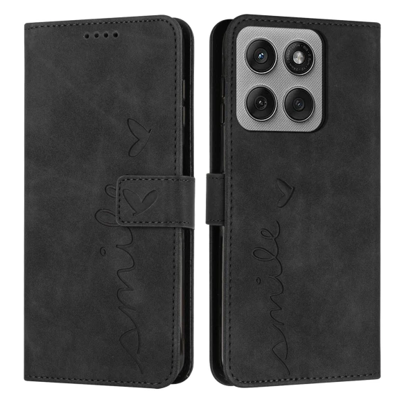 Leather Case Stand with Heart Embossed Pattern, Smartwatch 2025