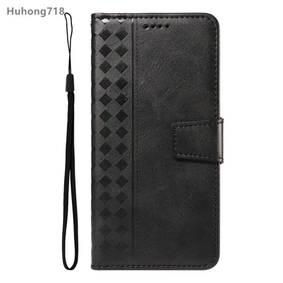 Leather Flip Wallet Case, huhong718