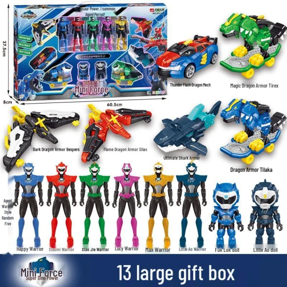 Mini Force Super Dinosaur Mech Robot Scooter Toy, Super Go