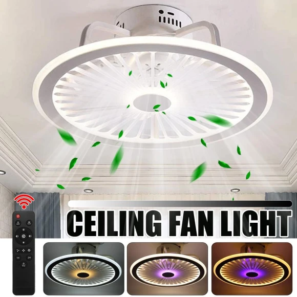 Modern Ceiling Fan with Light — Smart Fan, Decor Dream