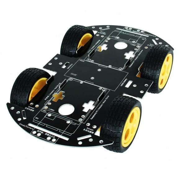 Smart Car Chassis Robot with Line Following and Obstacle Avoidance — Coding Robot, HomeAssistant