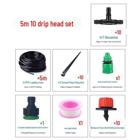 Smart Drip Irrigation Kit — Irrigation System, Apex Gear