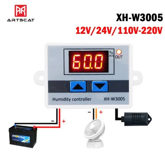 Digital Humidity Controller, Jarhead