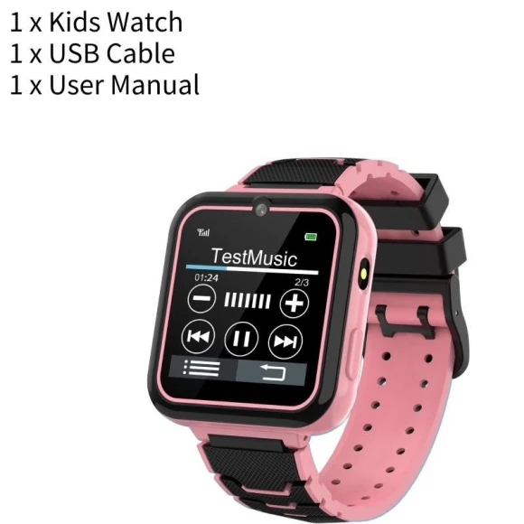 Kids Smart Watch with Touch Screen, Games, Music, Two-Way Communication, Calculator, Flashlight — Kids Smart Watch, ZestCasa