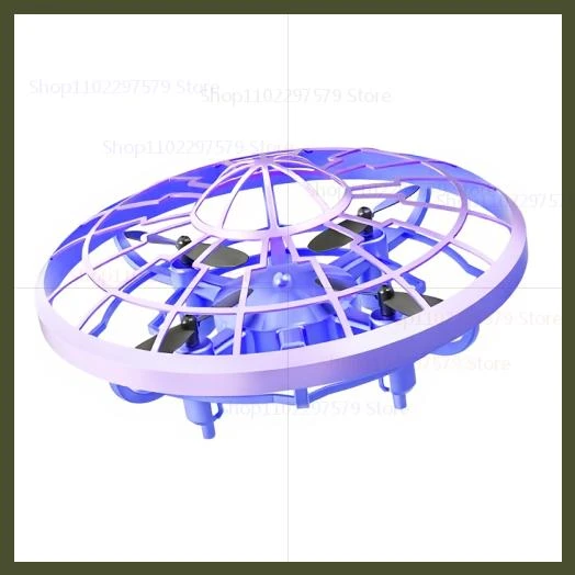 Multi-color Infrared Touch Drone Flying Saucer Mini Induction Flying Toy for Children's Birthday Remote Control UFO... — Drone, Lntelligent Living Hall