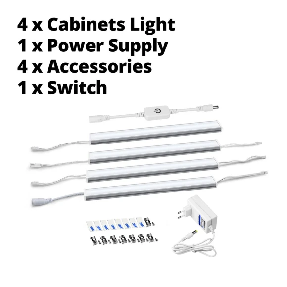 Touch Switch LED Light Bar with Dimmable Lighting — LED Strip Lights, Lcamaw