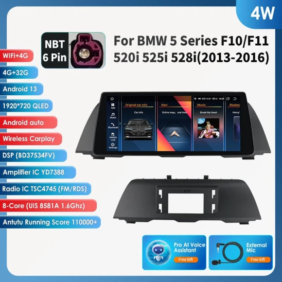 10.25-inch Car Multimedia Player with GPS Navigation — Car Infotainment System, Hizpo
