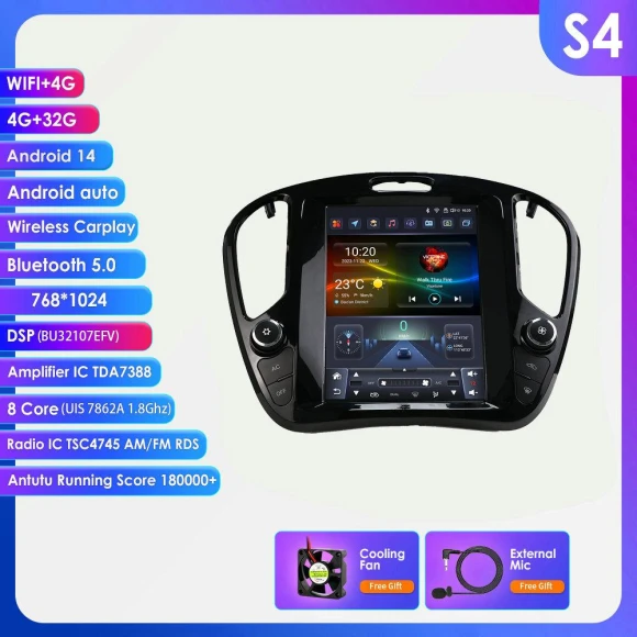 9.7-inch Android Car Stereo with 4G, GPS, CarPlay, and Android Auto — Car Infotainment System, OSSURET