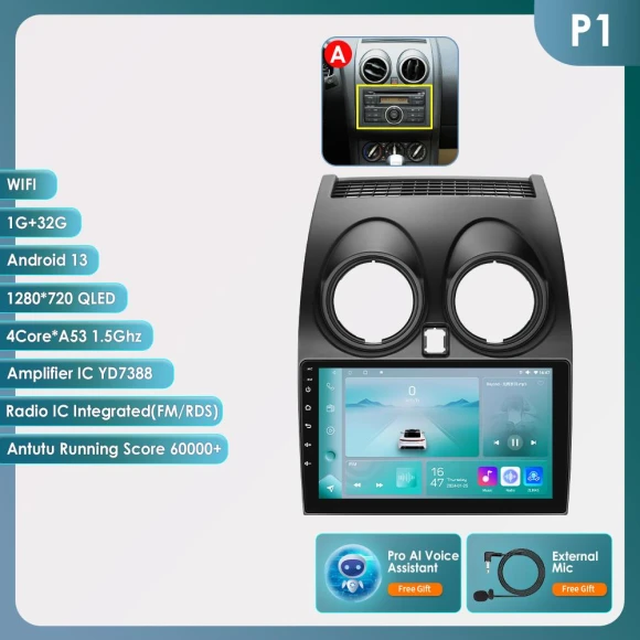 Android Auto Multimedia Car Radio — Car Infotainment System, Hizpo