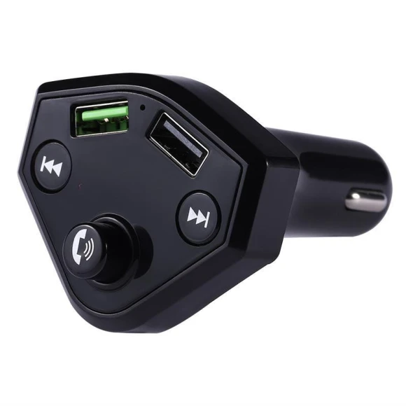 Car Charger with FM Transmitter and Bluetooth, AI Supermarket