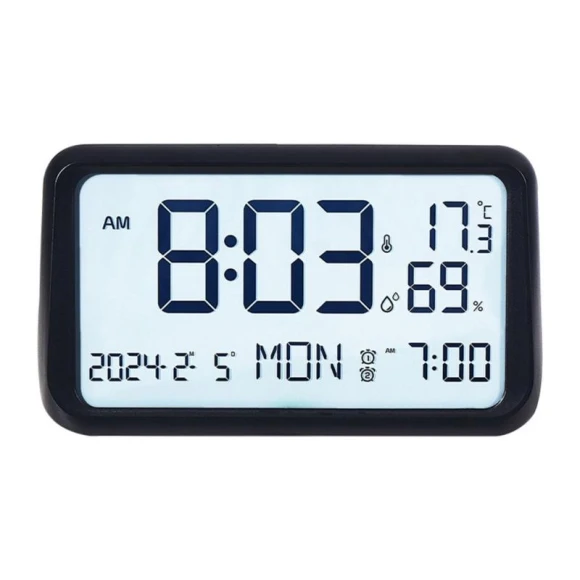 Digital Clock with Large Touch Screen, Serene Homes