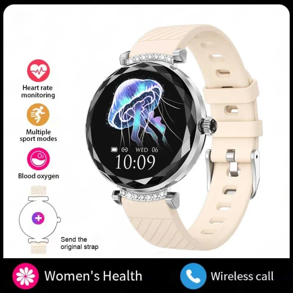 Fashionable Women's Bracelet Watch with Customizable Dial — Smart Watch, Lucky Start