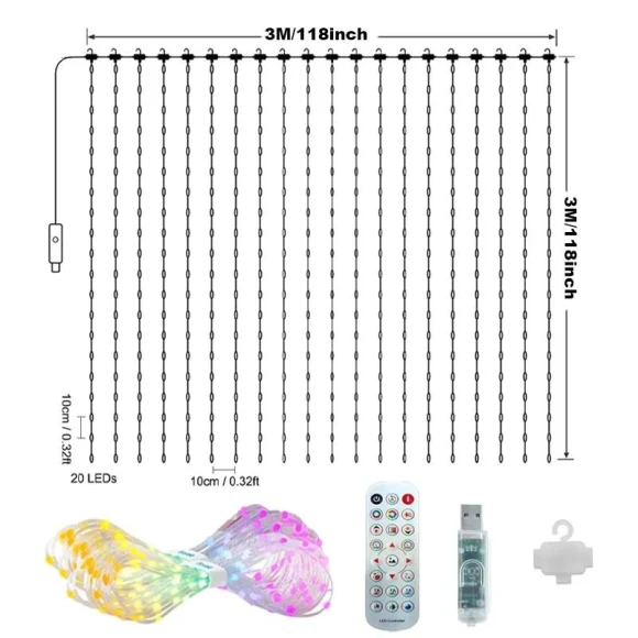 Smart LED Curtain Lights — LED Strip Lights, Mellow Home