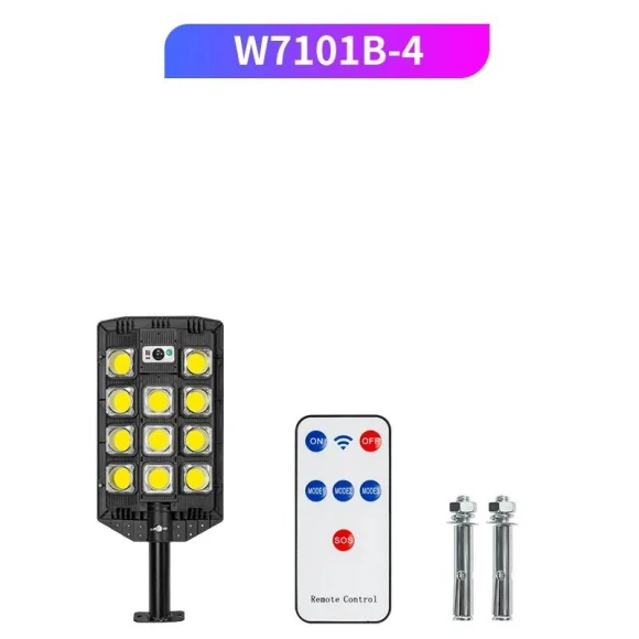 Outdoor Solar Powered Lamp with Motion Sensor, LIUXING