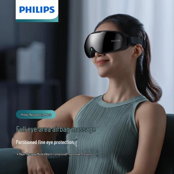 Smart Eye Massager with Heat and Music — Massage Gun, Philips