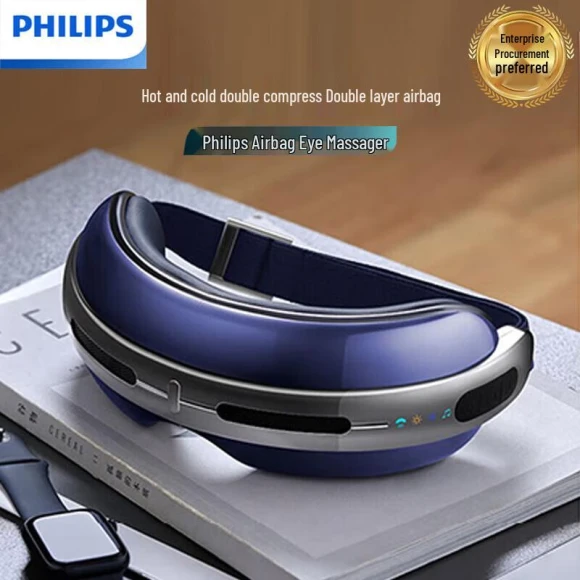 Smart Eye Massager with Heat, Ice and Bluetooth — Massage Gun, Philips