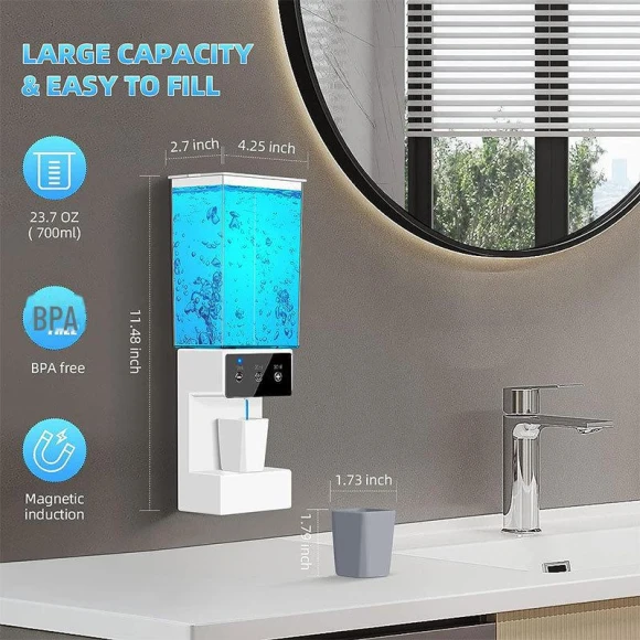 Smart Induction Mouthwash Dispenser, Take One