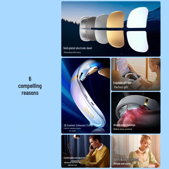 Smart Portable Neck Massager, SKG