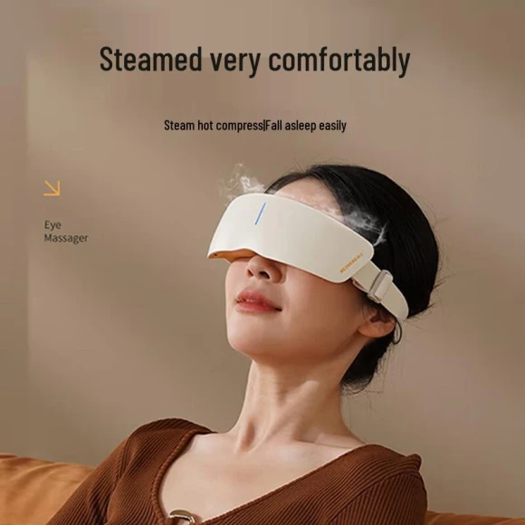 Smart Steam Eye Massager with Bluetooth — Massage Gun, Hezheng