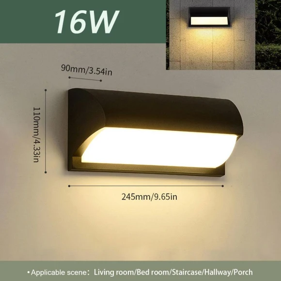 Outdoor Wall Light with Motion Sensor, Super shoes Mall
