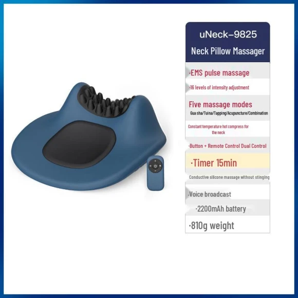 Smart Cervical Neck Massager Pillow with Heat — Massage Gun, Jia Xiu