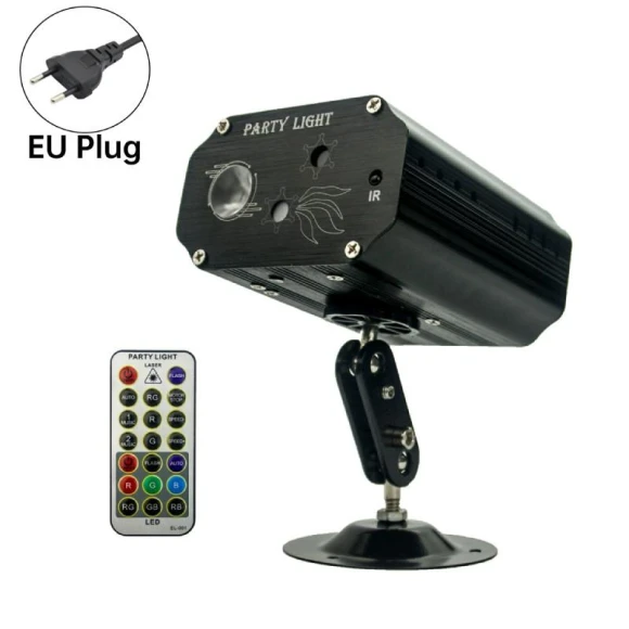 Indoor Laser And Led Party Light With Sound Sensor, CrimsonClay