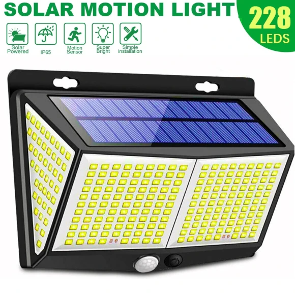 Solar Sensor Lights with PIR Motion Sensor, Outdoor lighting