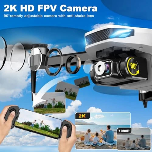 2K HD GPS Drone with Camera — Drone, BLINORY