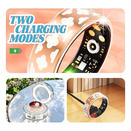 Health Fitness Tracker Smart Ring, Oucscru