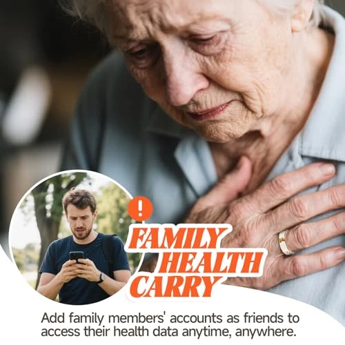 Health Fitness Tracker Smart Ring, Oucscru