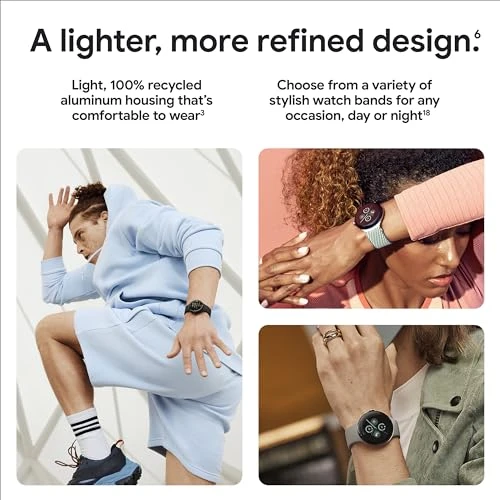 Smartwatch with Heart Rate Tracking, Stress Management, and Safety Features — Smart Watch, Google